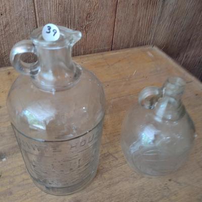 Pair of Vintage White House Brand Vinegar Bottles (#39)
