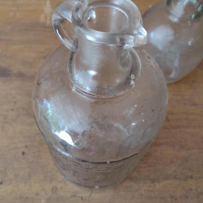 Pair of Vintage White House Brand Vinegar Bottles (#39)