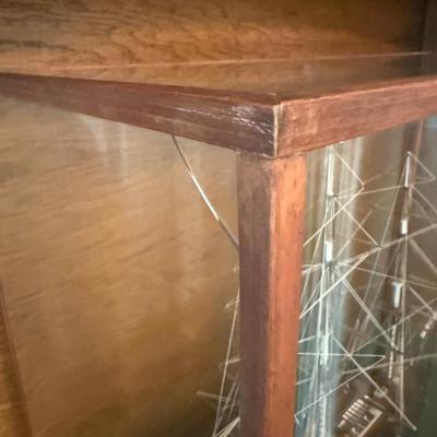 USS Constitution "Old Ironsides" Model in Glass Case