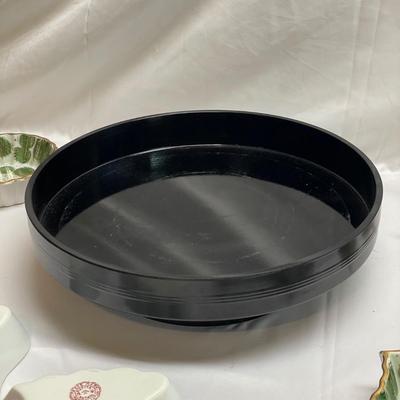 Fujita Kutani Japanese Divided Serving Dish on Turn-table & More (B3-SS)