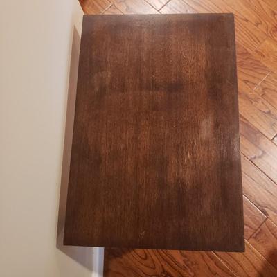Wooden Fold Top Tea Table and Nesting Table