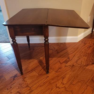Wooden Fold Top Tea Table and Nesting Table