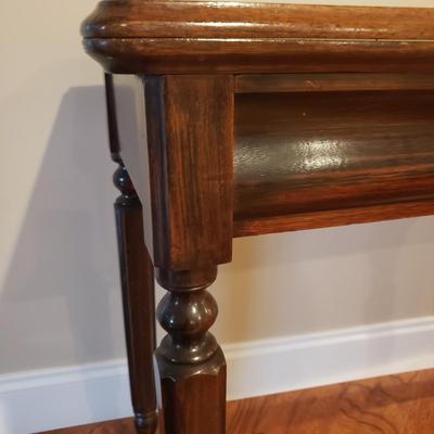 Wooden Fold Top Tea Table and Nesting Table