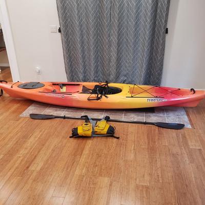 Tarpon 120 Wilderness Systems Kayak, Canon Paddle & Astral Life Jacket