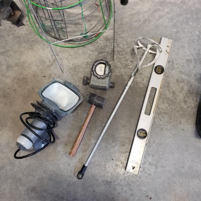 Truper Yard Tools, Pots, Bird Feeder and Wind Chime