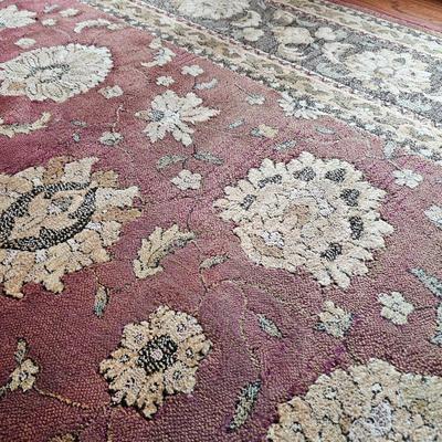 Red Designed Area Rug