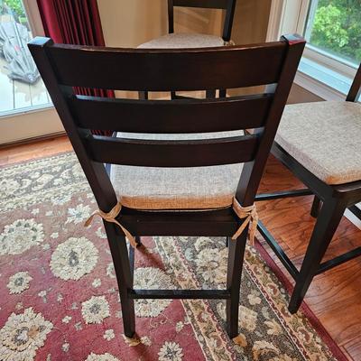 Three Bassett Tall Stools