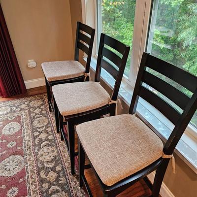 Three Bassett Tall Stools