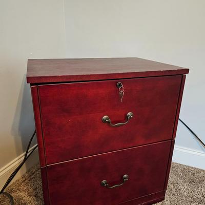 Two Drawer Locking Lateral File Cabinet