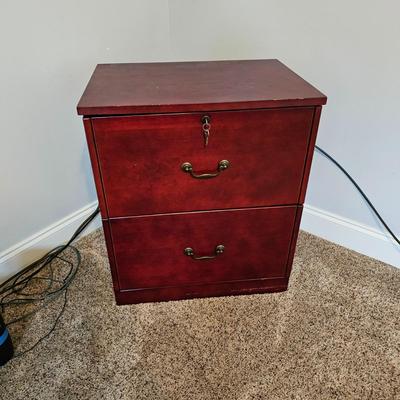 Two Drawer Locking Lateral File Cabinet