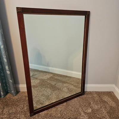 Wooden Frame Wall Mirror
