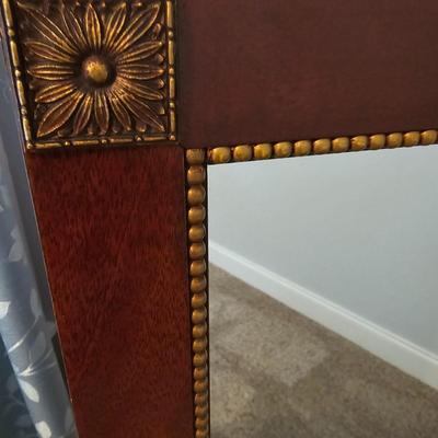 Wooden Frame Wall Mirror