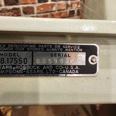 Sears Kenmore Console Sewing Machine & More