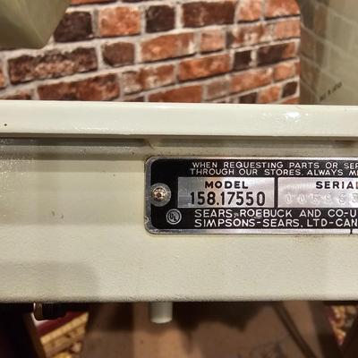 Sears Kenmore Console Sewing Machine & More