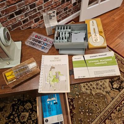 Sears Kenmore Console Sewing Machine & More