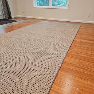 Jute Back Tan Pattern Rug/Runner