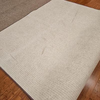 Jute Back Tan Pattern Rug/Runner