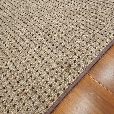 Jute Back Tan Pattern Rug/Runner
