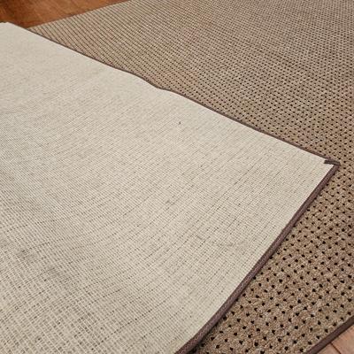 Jute Back Tan Pattern Rug/Runner