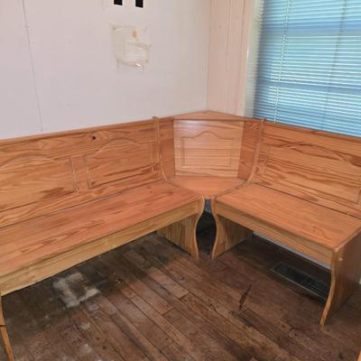 Hand made pine breakfast set