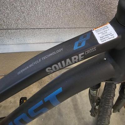 Square Cross Ghost Bicycle & Helmet