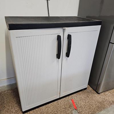 Two Door Plastic Storage Cabinet