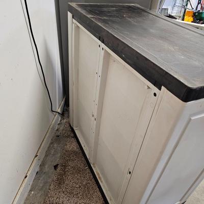 Two Door Plastic Storage Cabinet