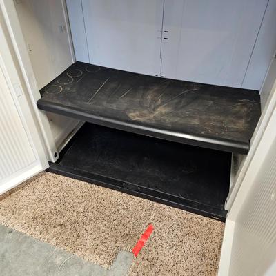 Two Door Plastic Storage Cabinet
