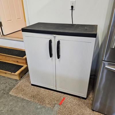 Two Door Plastic Storage Cabinet