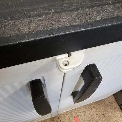 Two Door Plastic Storage Cabinet