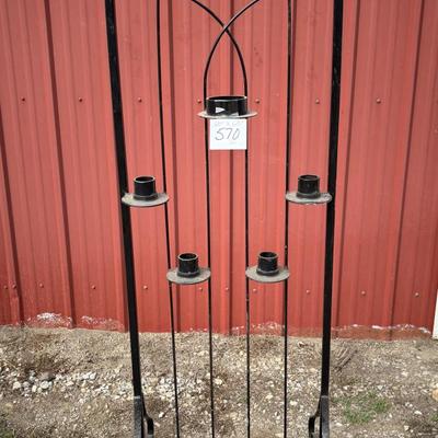 Iron Candle Holder