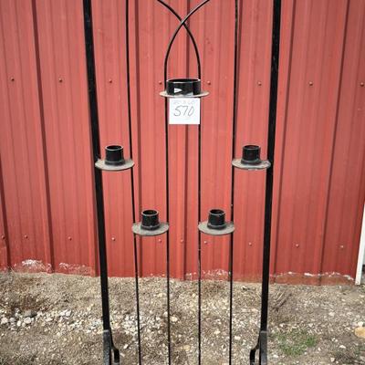Iron Candle Holder