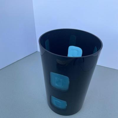 Black/Blue Glass Vase