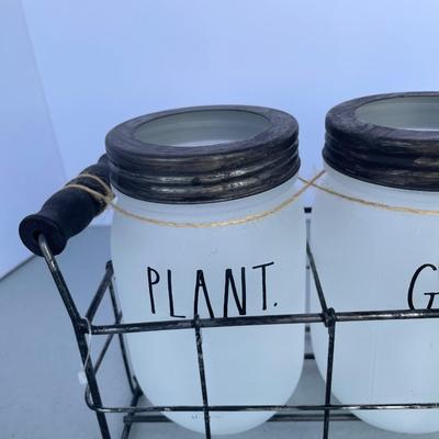 New Rae Dunn Mason Jar Caddy
