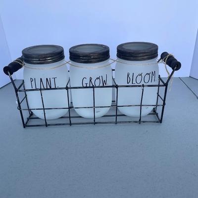 New Rae Dunn Mason Jar Caddy