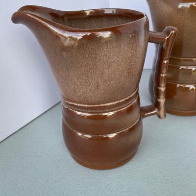 3 Frankoma Pitchers