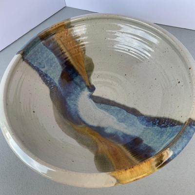 Large Artist Made Pottery Bowl
