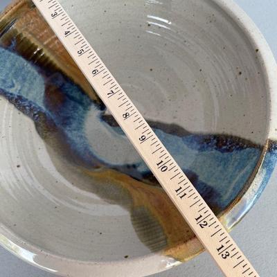 Large Artist Made Pottery Bowl