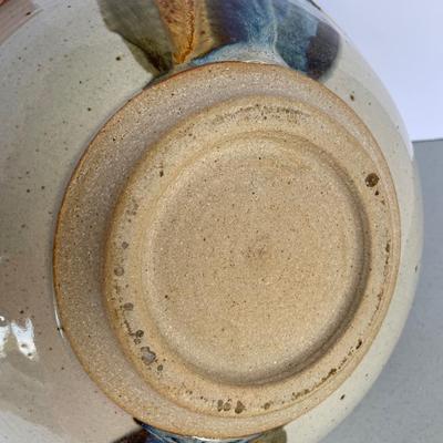 Large Artist Made Pottery Bowl