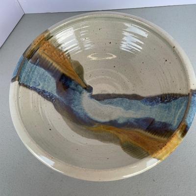 Large Artist Made Pottery Bowl