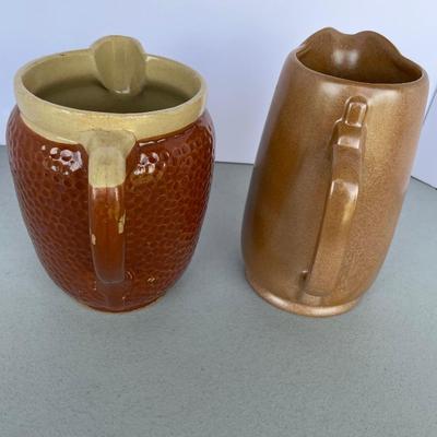 2 Vintage Pitchers Oven Ware & Frankoma