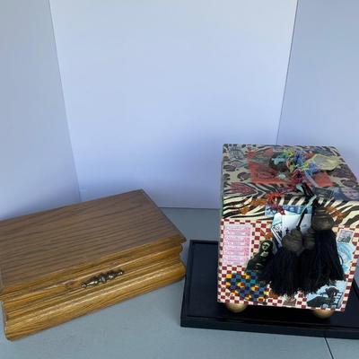 Wood and Decoupage Boxes