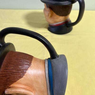 Laurel & Hardy Hand Painted Mugs 
