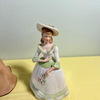 Hand Painted Ceramic Figurines (4) 