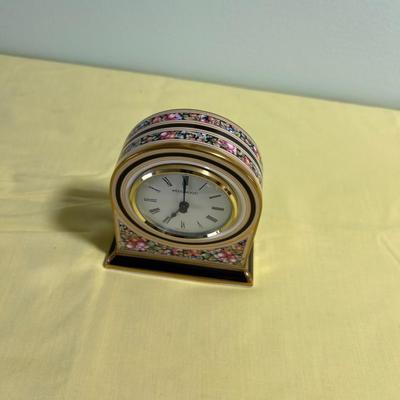 Wedgewood Clock Bone China Clio 