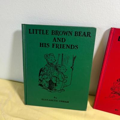 (3) Little Brown Bear Story Books Dated 1942 to 1955 Dates