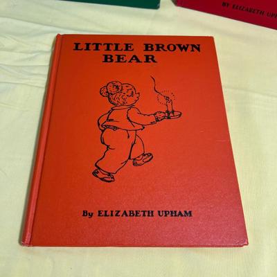 (3) Little Brown Bear Story Books Dated 1942 to 1955 Dates