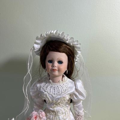 Gorgeous Hand Painted Porcelain Bride 