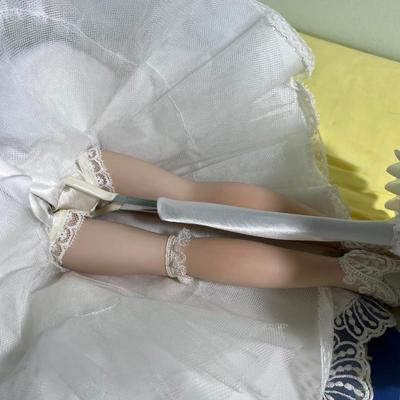 Gorgeous Hand Painted Porcelain Bride 