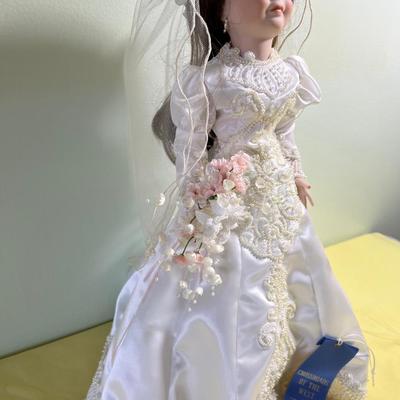 Gorgeous Hand Painted Porcelain Bride 